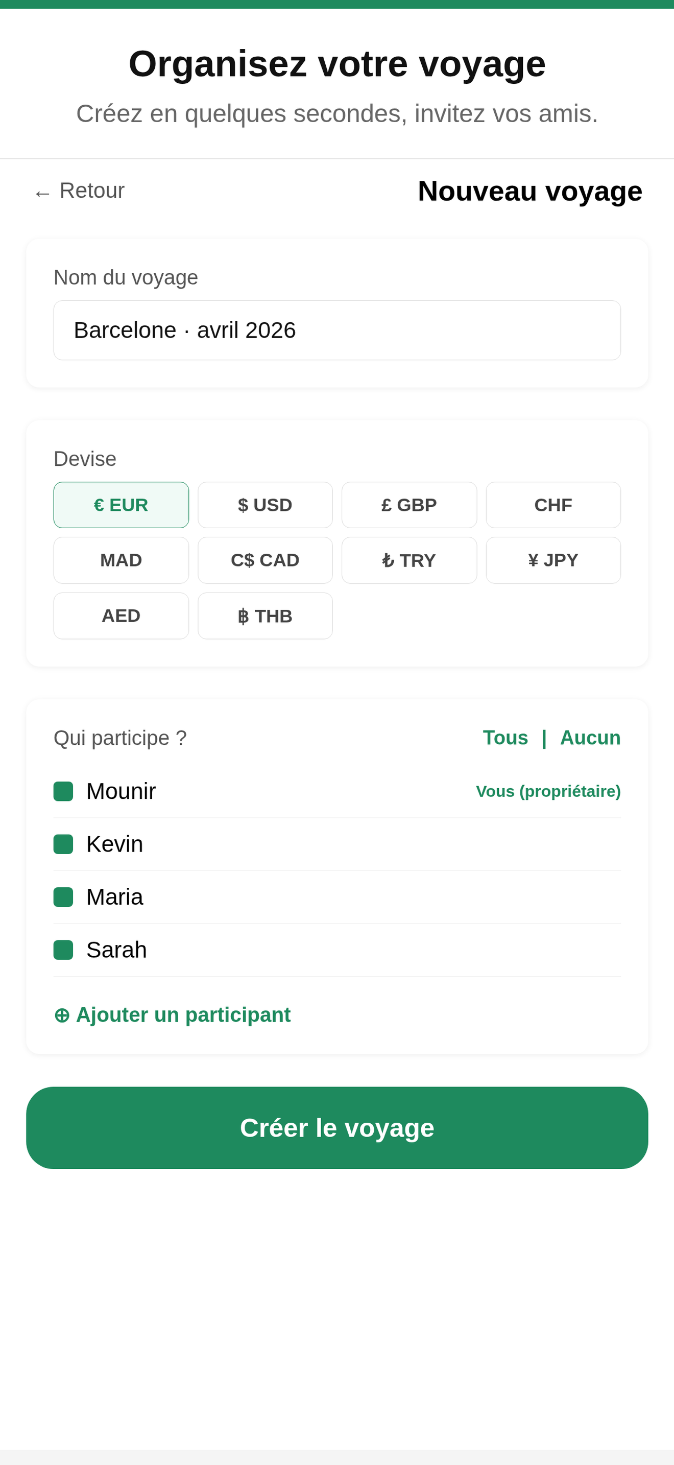 Travlit app screenshot